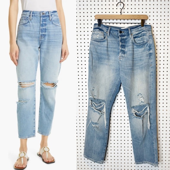 Frame Denim Denim - Frame‎ | Le Original Jeans LOJ207 in Glacier Destruct Wash Sz. 29